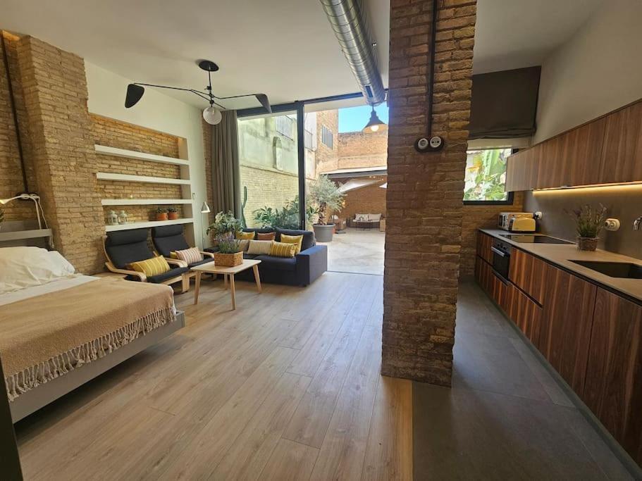 Apartamento Tradicional Casa Con Patio Ruzafa Valencia Exterior foto
